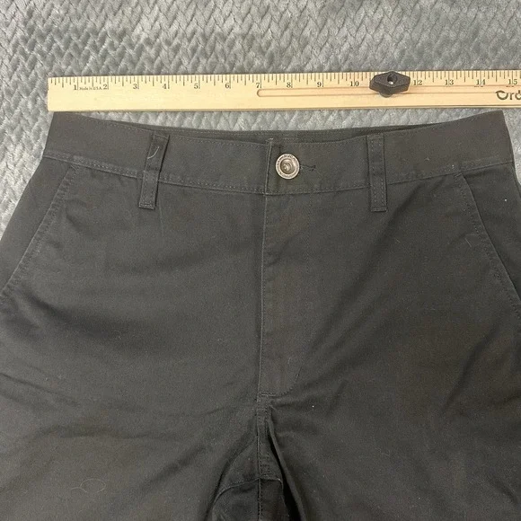 RVCA Men's 29 The Weekend Stretch Chino Short Shorts Black Casual 9in Inseam - Picture 4 of 9